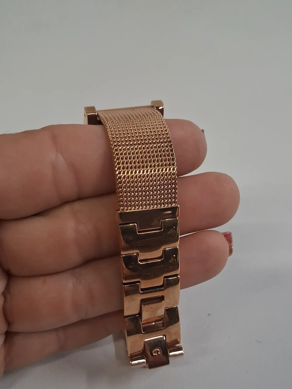 GUESS Rose Gold Crystal Accent Ladies Watch